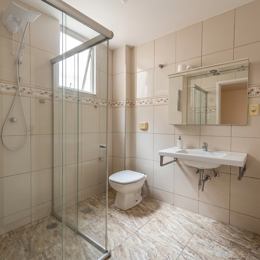 Banheiro social completo